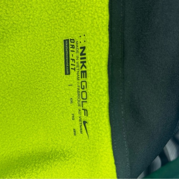 NIKE GOLF Dri Fit Fleece Lined quarter zip Men’s pull over sweater XXL - Picture 11 of 11